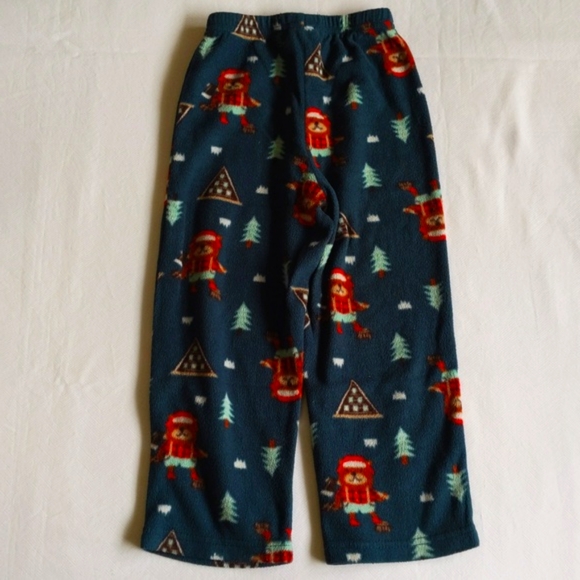 cat & jack winter bear fleece pants & cotton top pajama set 3T toddler boys - Picture 10 of 10